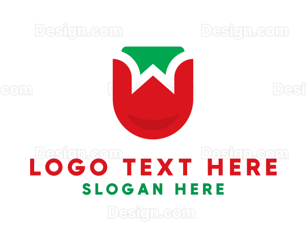 Strawberry Fruit Farm Logo