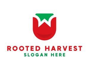 Strawberry Fruit Farm logo design