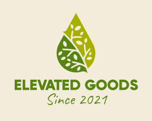 Green Organic Oil  logo design