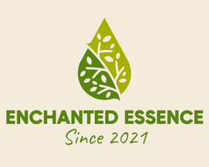 Green Organic Oil  logo design