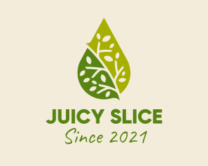 Green Organic Oil  logo design