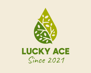 Green Organic Oil  logo design