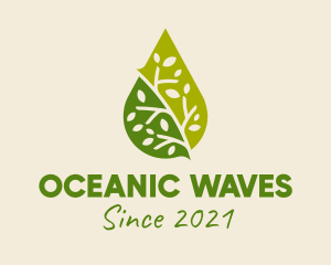 Green Organic Oil  logo design