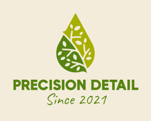 Green Organic Oil  logo design