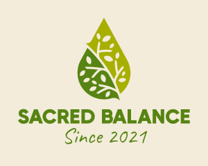 Green Organic Oil  logo design