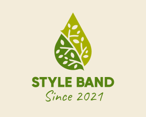 Green Organic Oil  logo design