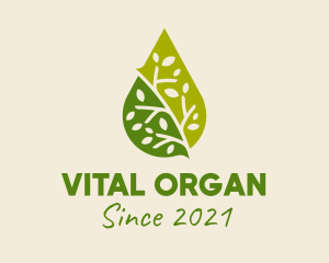 Green Organic Oil  logo design