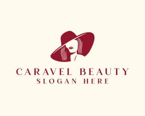 Beauty Hat Woman logo design