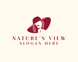 Beauty Hat Woman logo design