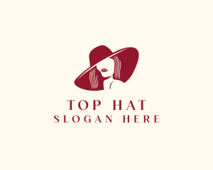 Beauty Hat Woman logo design