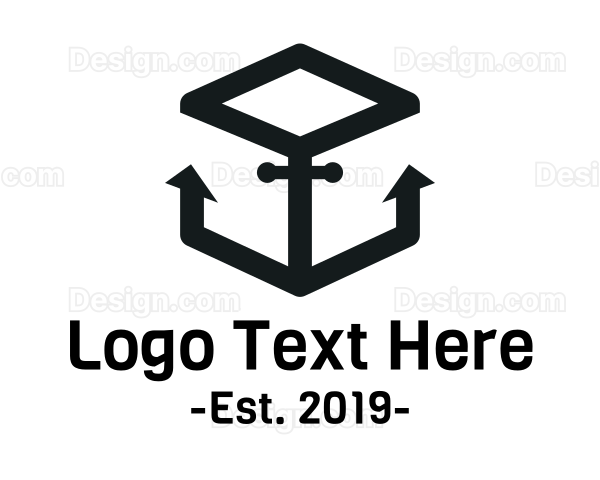 Anchor Cube Box Logo