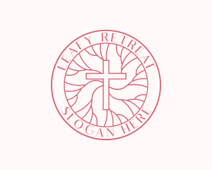 Parish Worship Cross logo design