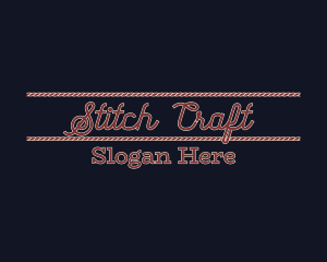 Festive Embroidery Wordmark logo