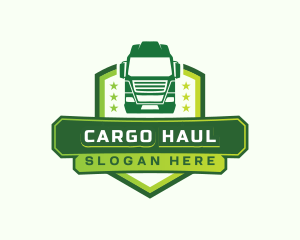 Logistics Truck Transport logo design