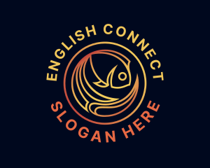 Fish Marine Aquarium logo design