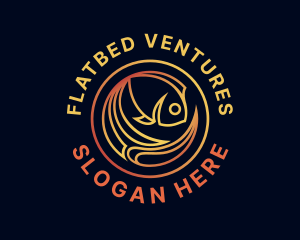 Fish Marine Aquarium logo design