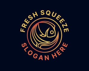 Fish Marine Aquarium logo design