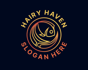 Fish Marine Aquarium logo design