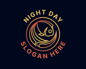 Fish Marine Aquarium logo design