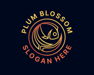 Fish Marine Aquarium logo design