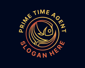 Fish Marine Aquarium logo design