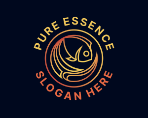 Fish Marine Aquarium logo design