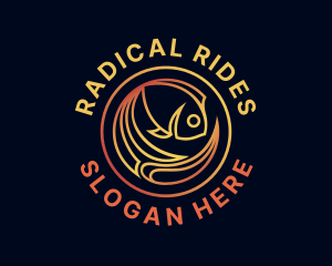 Fish Marine Aquarium logo design