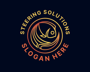 Fish Marine Aquarium logo design