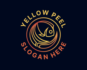 Fish Marine Aquarium logo design