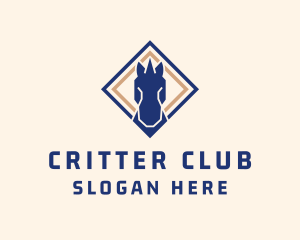 Horse Chess Club logo design