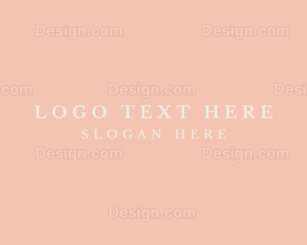 Feminine Classy Business Logo