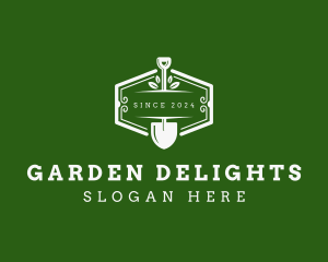 Garden Shovel Landscaping logo design