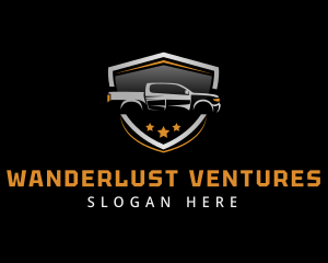 Pickup Automobile Badge Logo