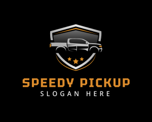 Pickup Automobile Badge logo