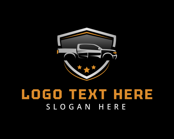 Pickup Automobile Badge logo