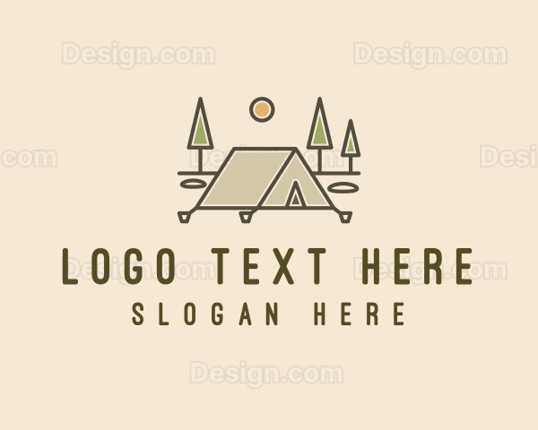 Tent Outdoor Camping Logo