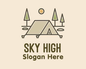 Tent Outdoor Camping  Logo