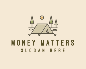 Tent Outdoor Camping  Logo