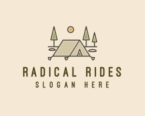 Tent Outdoor Camping  Logo