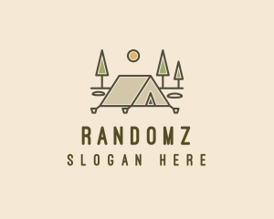 Tent Outdoor Camping  Logo