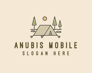 Tent Outdoor Camping  logo design