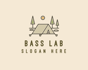 Tent Outdoor Camping  logo design