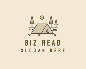 Tent Outdoor Camping  logo design