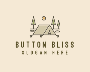 Tent Outdoor Camping  logo design