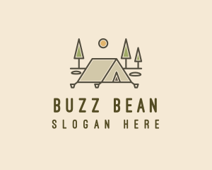 Tent Outdoor Camping  logo design