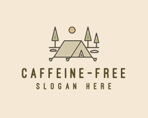 Tent Outdoor Camping  logo design