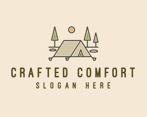 Tent Outdoor Camping  logo design