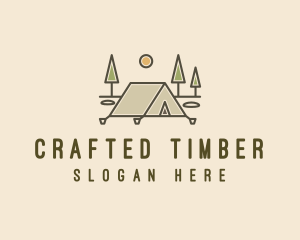 Tent Outdoor Camping  logo design