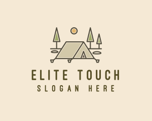 Tent Outdoor Camping  logo design