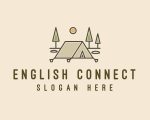 Tent Outdoor Camping  logo design